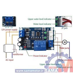 تصویر ماژول کنترل خوکار سطح مایعات XH-M203 