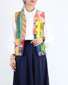 تصویر جلیقه وینتیج طرح ۲ 