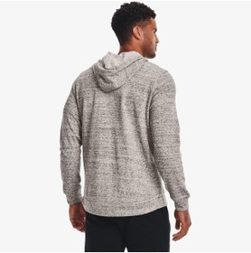 تصویر سویشرت مردانه اورجینال آندر آرمور خاکستری Under Armour 1370409-112 سویشرت مردانه رقیب تری LC با زیپ کامل 