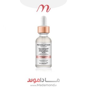 تصویر سرم دور چشم هیالورونیک اسید و کافئین 5% رولوشن Revolution Skincare 5% Caffeine Solution + Hyaluronic Acid