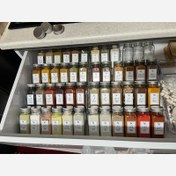 تصویر پک 24 عددی جا ادویه 14 سانتی مک کارتی با استند و لیبل و ادویه پاش 