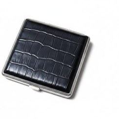 تصویر جعبه سیگار چرم گاوی فلس دار کد 1152 