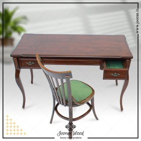 تصویر میز تحریر، میز کار چوبی، مدل WD120f Writing Desk, Wooden Desk, Wood table