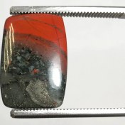 تصویر نگین سنگ خون معدنی چهارگوش 250255 