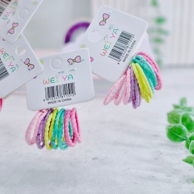 تصویر کش مو قیطونی ده عددی 