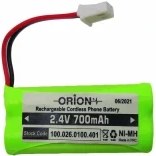 تصویر باتری تلفن بی سیم اوریون مدل 2.4V 700mAh 