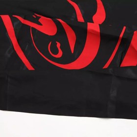 تصویر پرچم ساتن درب منازل با شعار آجرک الله 70*120 کد 314 