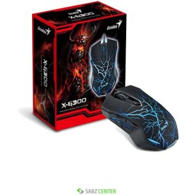 تصویر ماوس گیمینگ جنیوس مدل جی 300 ا X-G300 Gaming Mouse X-G300 Gaming Mouse