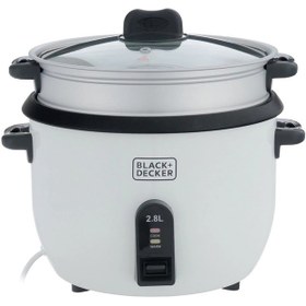 تصویر پلوپز بلک اند دکر مدل RC2850 Black & Decker RC2850 1100W 2.8 L 11.8 Cup Rice Cooker