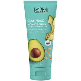 تصویر ماسک صورت وارمی مدل خاک رسی جو و آووکادو Clay Mask Avocado & Oatmeal