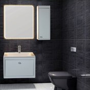 تصویر فول ست روشویی کابینتی لاکسورا مدل L245 سایز 60 (سفید) 