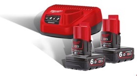 تصویر شارژر و باطری میلواکی آمریکا Milwaukee M12 NRG NRG-602 