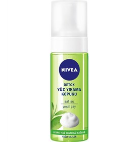 تصویر لوسیون و کرم زنانه بی رنگ برند Nivea Detox Yüz Yıkama Köpüğü Yağlı Ciltler 150 Ml