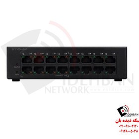 تصویر سوئیچ 16 پورت سیسکو مدل SF110D-16HP Cisco SF110D-16HP 16Port Switch