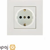 تصویر مکانیزم با قاب پریز ارت دار مغز سرامیکی بهداد الکتریک مدل ورتکس کد 224 