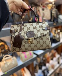 تصویر کیف پاسپورتی سه خونه - گوچی پارچه 