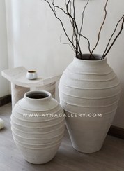 تصویر گلدان سفالی کالکشن برف 