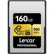 تصویر حافظه لکسار Lexar 160GB CFexpress Type A Card GOLD Lexar 160GB CFexpress Type A Card GOLD