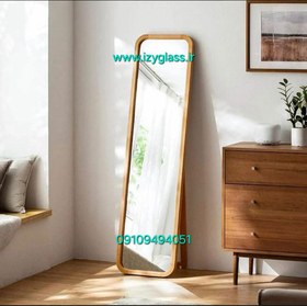 تصویر آینه قدی چوبی F401 