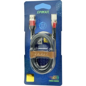 تصویر کابل آیفونی فست شارژ Epimax EC-43 5A PD 1.2m Epimax EC-43 5A PD 1.2m Charging & Transmition Data Cable