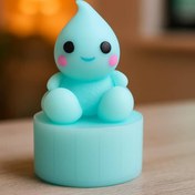 تصویر گیفت جشن آب کلاس اولی‌ها مدل قطره آب – هدیه بامزه و خاص برای جشن مدرسه 