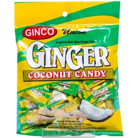 تصویر ابنبات زنجبیلی جینجر 160 گرم Ginger Coconut Candy 