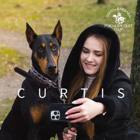 تصویر قاب سانتا باربارا پولو مدل Curtis مناسب برای گوشی موبایل اپل - Barbara Polo Racquet Club’s Curtis(Dog) Series Iphone Case 