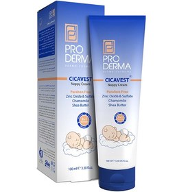 تصویر کرم محافظ پای کودک پرودرما مدل CICAVEST حجم 100 میلی لیتر Proderma CICAVEST baby foot protection cream, volume 100 ml