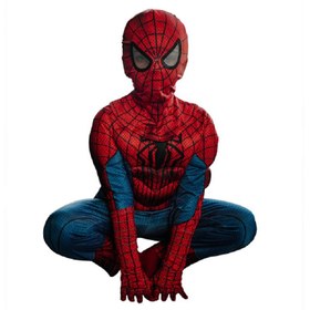 تصویر لباس مردعنکبوتی پارچه ای عضلانی Fabric spiderman suit