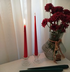 تصویر شمع های قلمی دستساز مدل نوک تیز ست 2 عددی خرید مستقیم از تولید کننده 