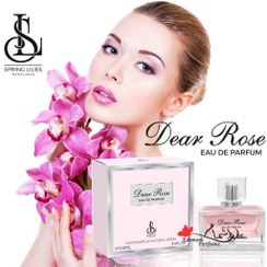 تصویر ادکلن زنانه اسپرینگ لیلیز مدل Dear Rose حجم 100 میل ا Spring Lilies women's cologne, model Dear Rose, volume 100 ml Spring Lilies women's cologne, model Dear Rose, volume 100 ml