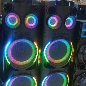 تصویر اسپیکر میکرولب مدل DJ-V400 3D UFO Light speaker microlab model dj-v400 3D UFO Light