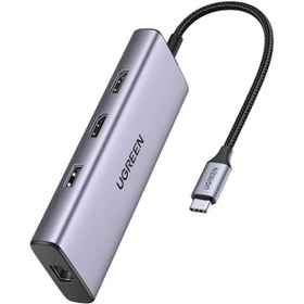 تصویر هاب 9 پورت USB-C یوگرین مدل CM490 کد 90119 