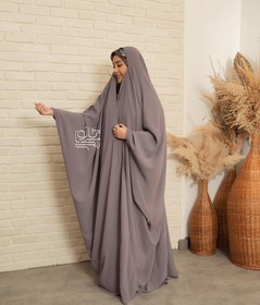 تصویر چادر عربی یاسی ملیح 