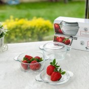 تصویر قابلمه پیرکس جفتی پاشاباغچه طرح نوزاد 97343 