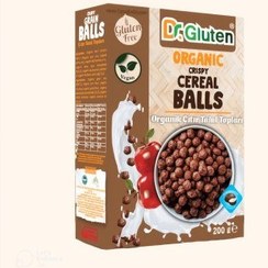 تصویر غلات صبحانه دکتر گلوتن ارگانیک بدون گلوتن و وگان مدل توپی شکلاتی 200 گرمی 