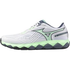 تصویر کفش تنیس Mizuno اورجینال مردانه برند میزانو 61GA250037 Wave Enforce Tour 2 Ac Men's Tennis Shoes White / Green 