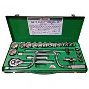 تصویر ست بکس ۲۴ پارچه هنس مدل ۱۲MT-4624 سایز ۱/۲ اینچ 