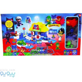 تصویر اسباب بازی پارکینگ شب نقاب پی جی مکس PJ MASKS 