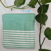 تصویر حوله حمامی سنتی نخ یزدی سایز ۱۰۰ در ۱۷۰ 