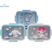 تصویر ظرف غذا کرومی و دوستان استیل مایکروویوی و فریزری 