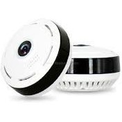 تصویر دوربین بی سیم 360 درجه وای فای دار چشم ماهی V380 