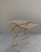 تصویر بند رخت چوبی تاشو لوکس باله دار چوب راش.رابروود.پلای وود/تولیدکننده 