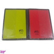 تصویر کارت داوری فوتبال مدل MO-001 مجموعه 3 عددی 