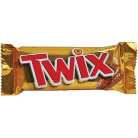 تصویر شکلات توییکس با مغز کرم کارامل - ۵۰ گرمی - بسته ۲۵ عددی Twix