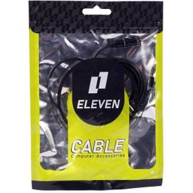 تصویر کابل افزایش صدا 4 پل مدل ELEVEN طول 1.5متر 3.5mm Male to Female 4 Poles Audio Extension Cable Adapter 1.5m ELEVEN