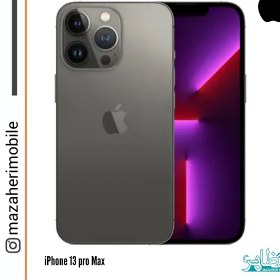 تصویر آیفون ۱۳ پرومکس دوسیم کارت Za/a 256G - مشکی iPhone 13promax 256G