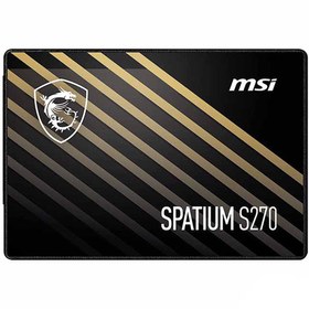 تصویر حافظه SSD اینترنال ام اس آی مدل Spatium S270 ظرفیت 960 گیگابایت MSI Spatium S270 960GB 2.5 inch SSD Internal Drive