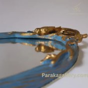 تصویر سینی‌ آینه‌ای | بیضی – در دو رنگ 