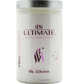 تصویر پودر کاشت ناخن فرنچ لاین Ultimate هلو حجم 630 میل آی بی آی Ibi Ultimate Line Peach Nail French Implant Powder 630 ml